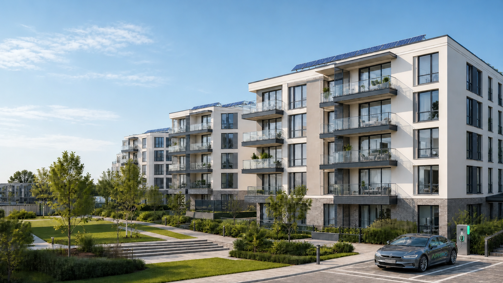 Beispielszene eines Mehrfamilienhauses